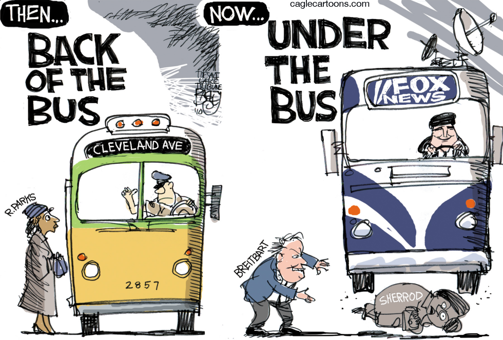  FOX NEWS BUS by Pat Bagley