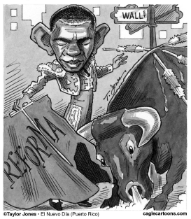 OBAMA Y WALL STREET by Taylor Jones