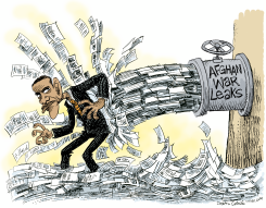 AFGHAN WAR LEAKS AND OBAMA by Daryl Cagle