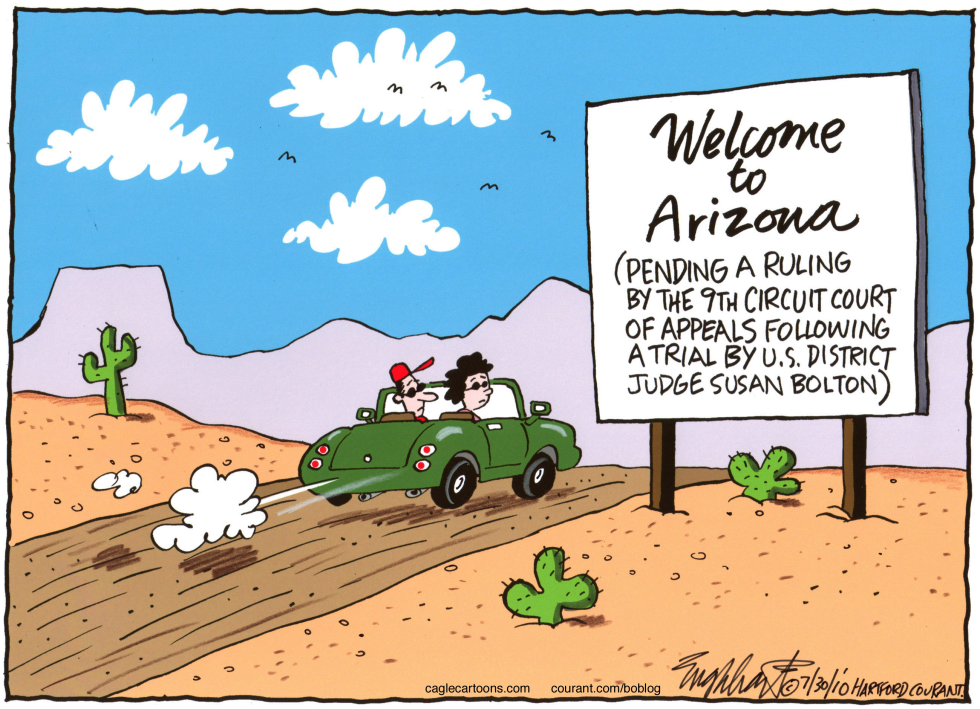  ARIZONA IMMIGRATION LAW by Bob Englehart