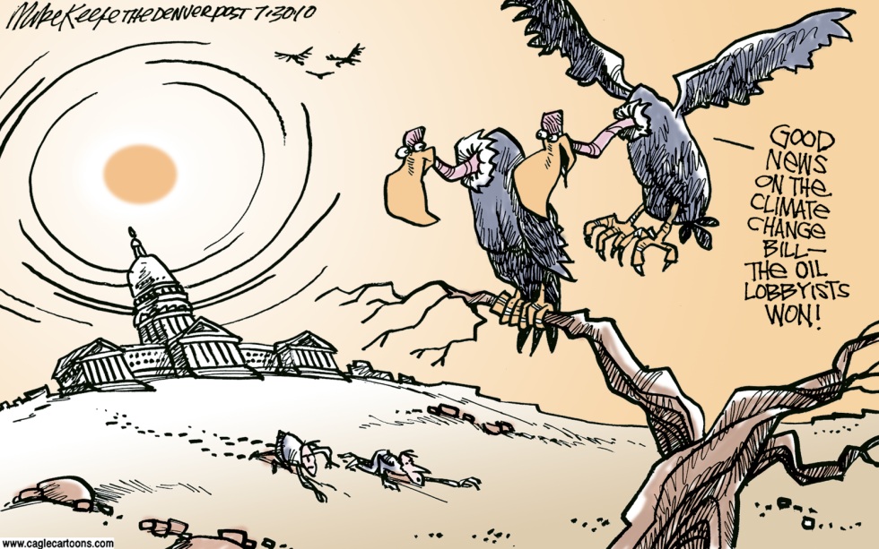  CLIMATE CHANGE BILL by Mike Keefe