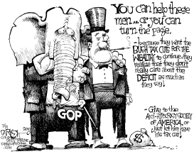 TAX CUTS FOR THE WEALTHY by John Darkow