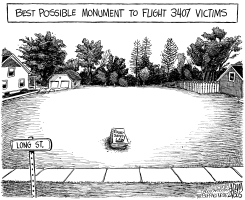 NEW FLIGHT SAFETY LAW - BUFFALO CRASH MEMORIAL by Adam Zyglis