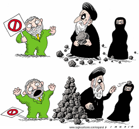 LULA, IRAN AND SAKINEH MOHAMMADI ASHTIANI  by Arcadio Esquivel