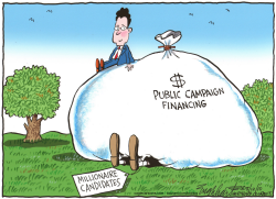 PUBLIC CAMPAIGN FINANCING by Bob Englehart