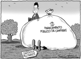 FINANCIAMIENTO DE CAMPAñAS PUBLICAS by Bob Englehart