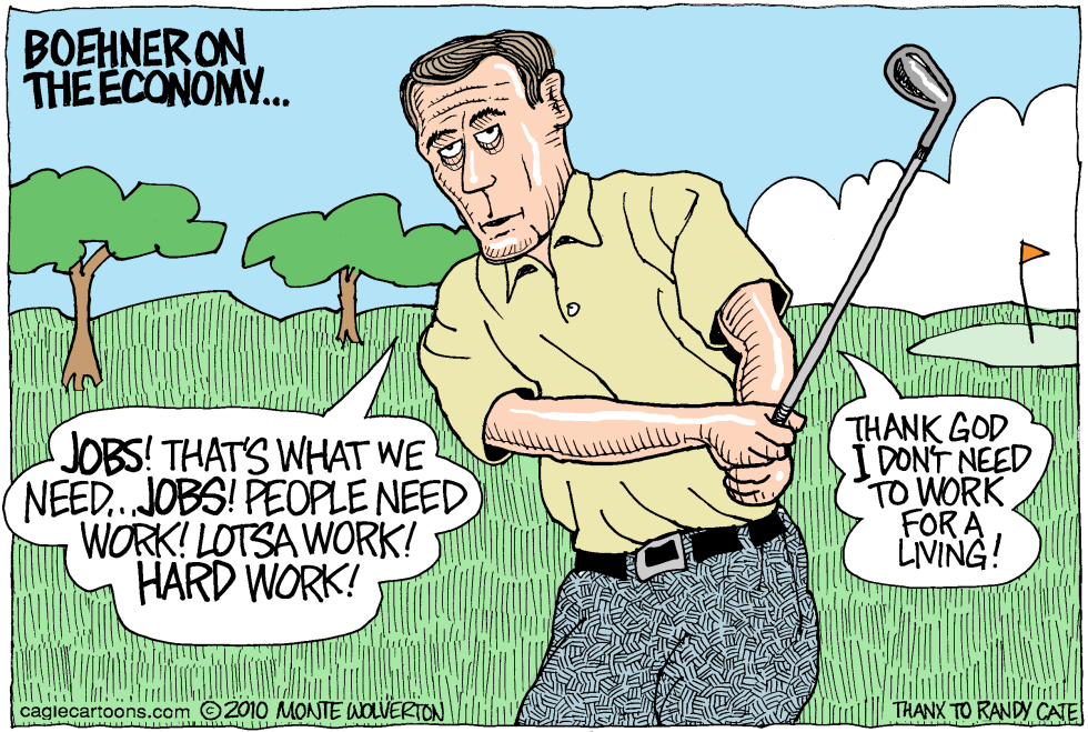  JOHN BOEHNER ON THE ECONOMY by Wolverton