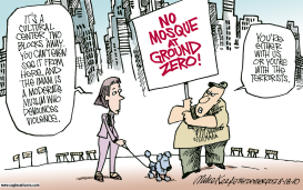 GROUND ZERO MOSQUE by Mike Keefe