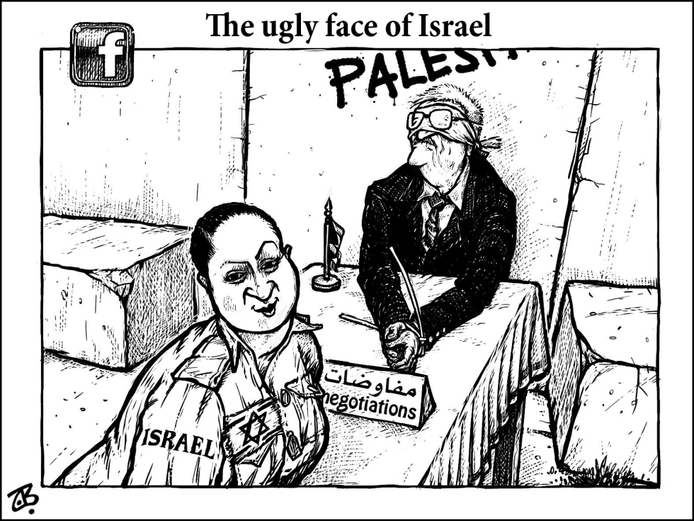  THE UGLY FACE OF ISRAEL by Emad Hajjaj