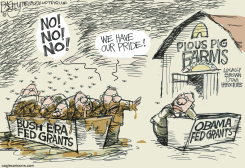 LOCAL PIGGY LEGISLATORS by Pat Bagley