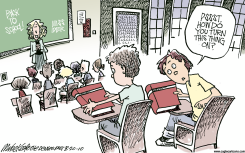 BACK TO SCHOOL by Mike Keefe