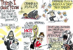 MUSLIM OBAMA by Pat Bagley