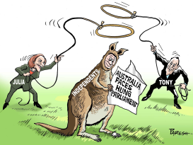 AUSTRALIA HUNG PARLIAMENT by Paresh Nath