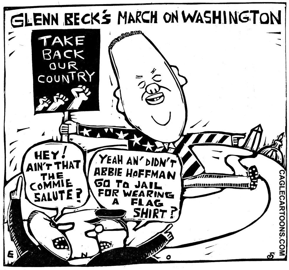  GLENN BECK - MARCH ON WASHINGTON by Randall Enos