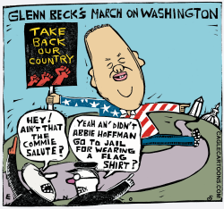 GLENN BECK - MARCH ON WASHINGTON by Randall Enos