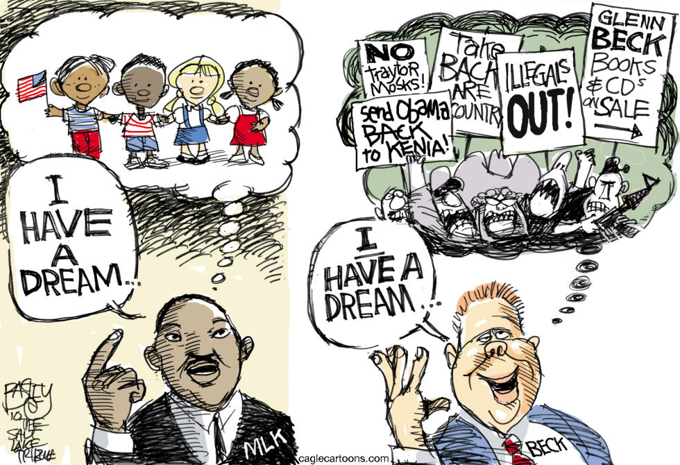  BECK HAS A DREAM by Pat Bagley