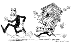 OBAMA Y LA CRISIS DE VIVIENDA by Daryl Cagle