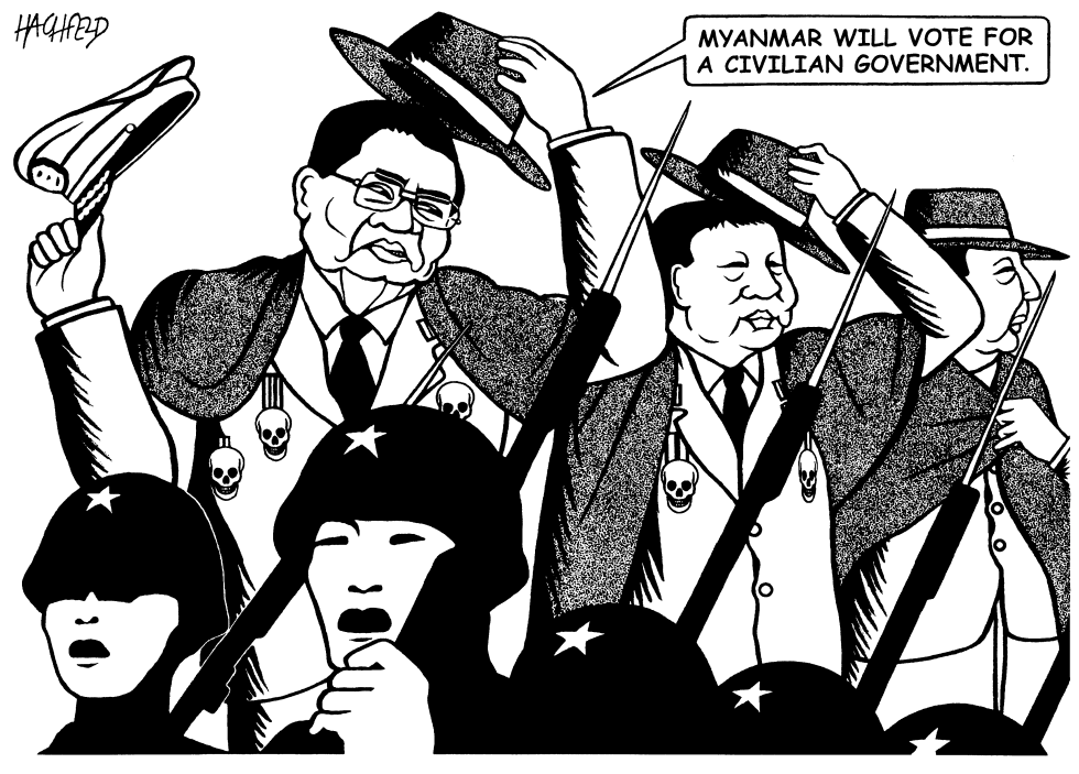  ELECTION IN MYANMAR by Rainer Hachfeld