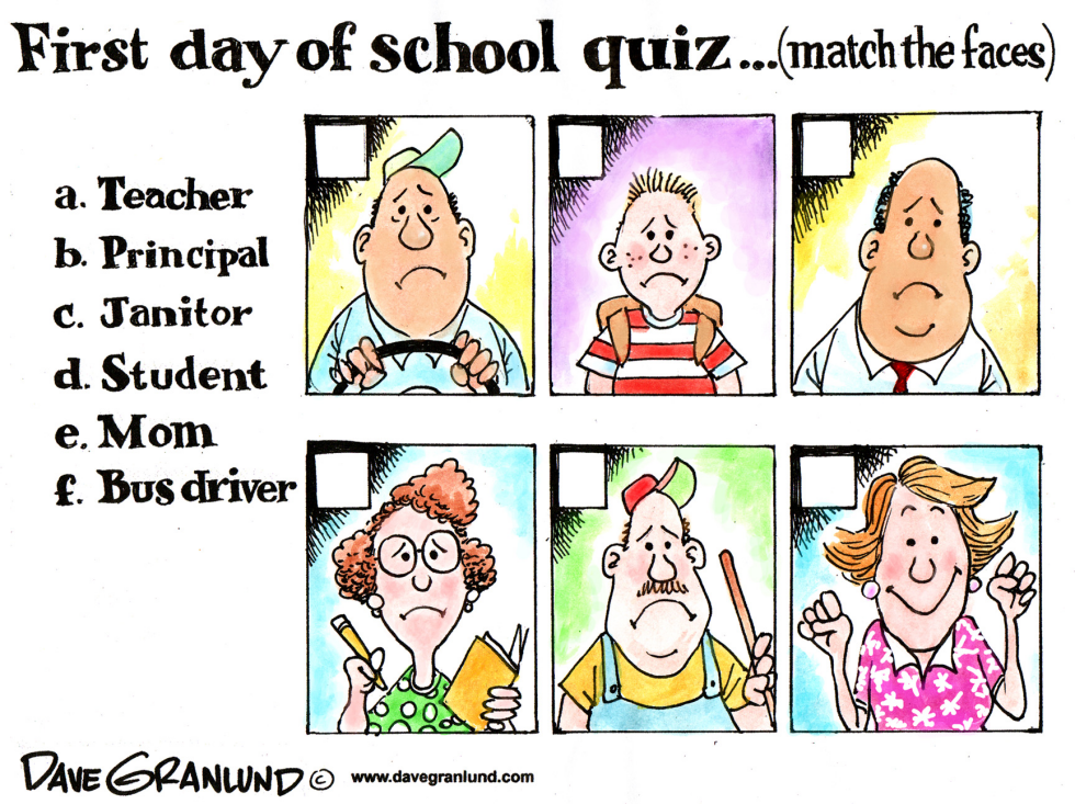  BACK TO SCHOOL QUIZ by Dave Granlund