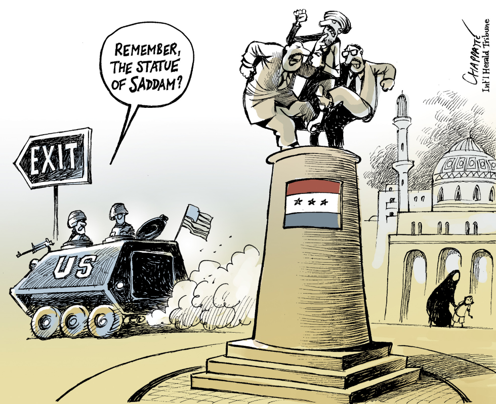  PULLOUT FROM IRAQ by Patrick Chappatte