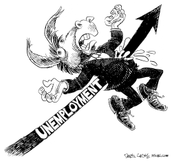 UNEMPLOYMENT AND DEMOCRATS by Daryl Cagle