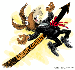 UNEMPLOYMENT AND DEMOCRATS  by Daryl Cagle