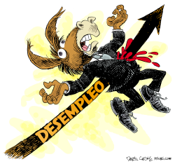 DESEMPLEO Y DEMOCRATAS  by Daryl Cagle