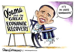 OBAMA AND ECONOMIC MAGIC by Dave Granlund