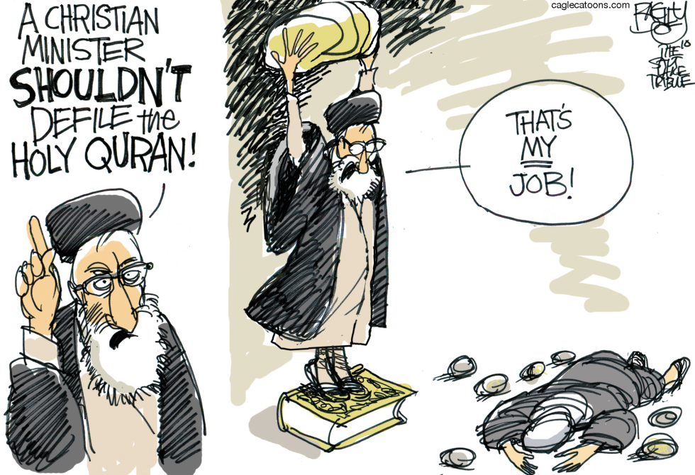  QURAN QARTOON  by Pat Bagley