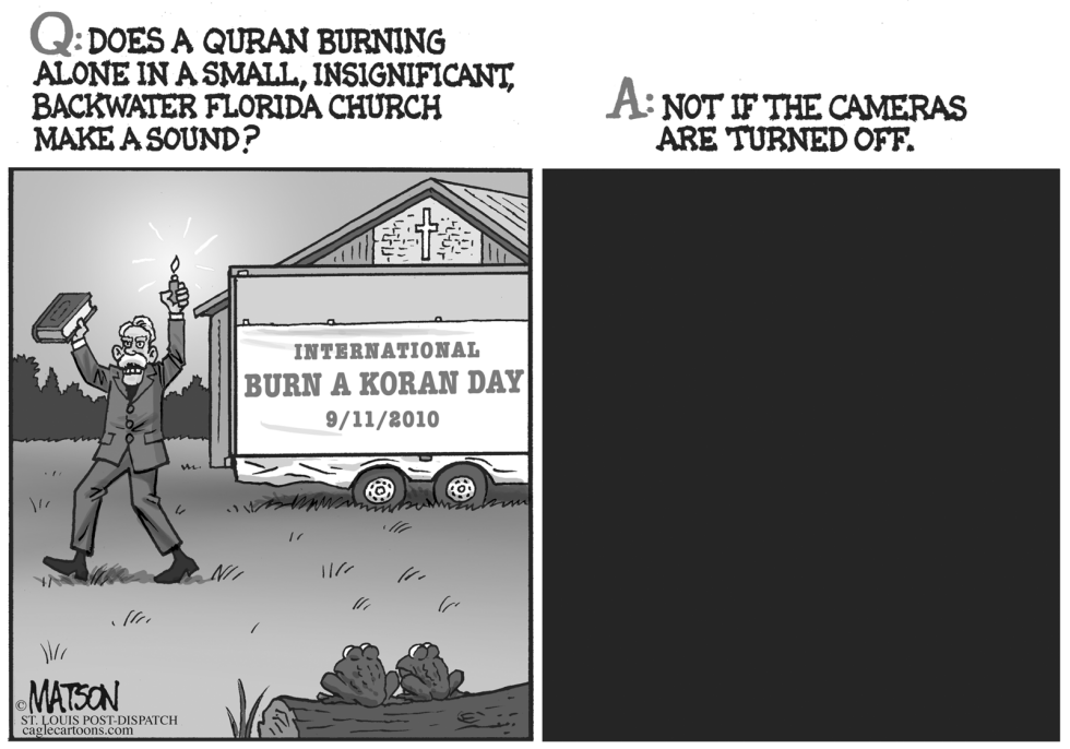  QURAN BURNING CONUNDRUM by RJ Matson