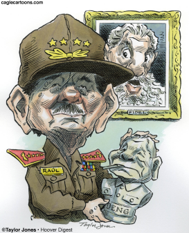 RAUL, FIDEL Y DENG  by Taylor Jones