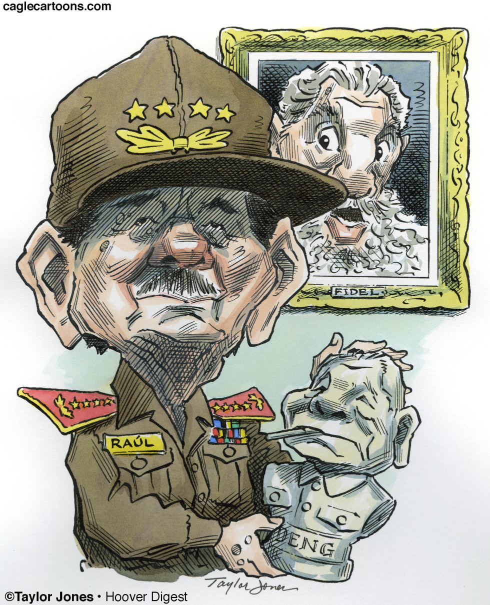  RAUL, FIDEL Y DENG  by Taylor Jones