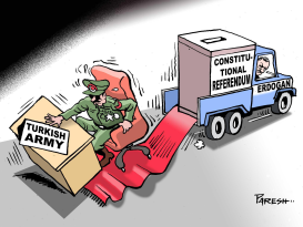 TURKISH REFERENDUM by Paresh Nath