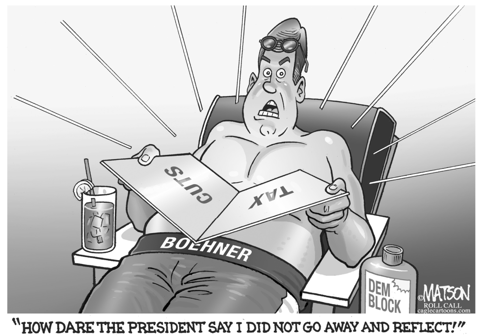  HOUSE MINORITY LEADER JOHN BOEHNER REFLECTS by RJ Matson