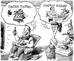 FANTASY FOOTBALL by Adam Zyglis