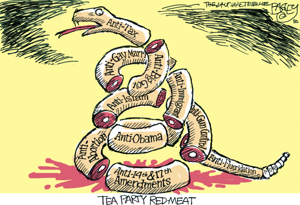  TEA PARTY RED MEAT by Pat Bagley