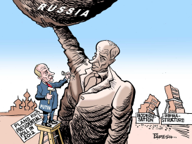 PUTIN IMAGE BUILDING by Paresh Nath