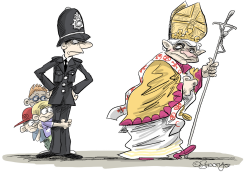 POPE IN THE UK  by Martin Sutovec