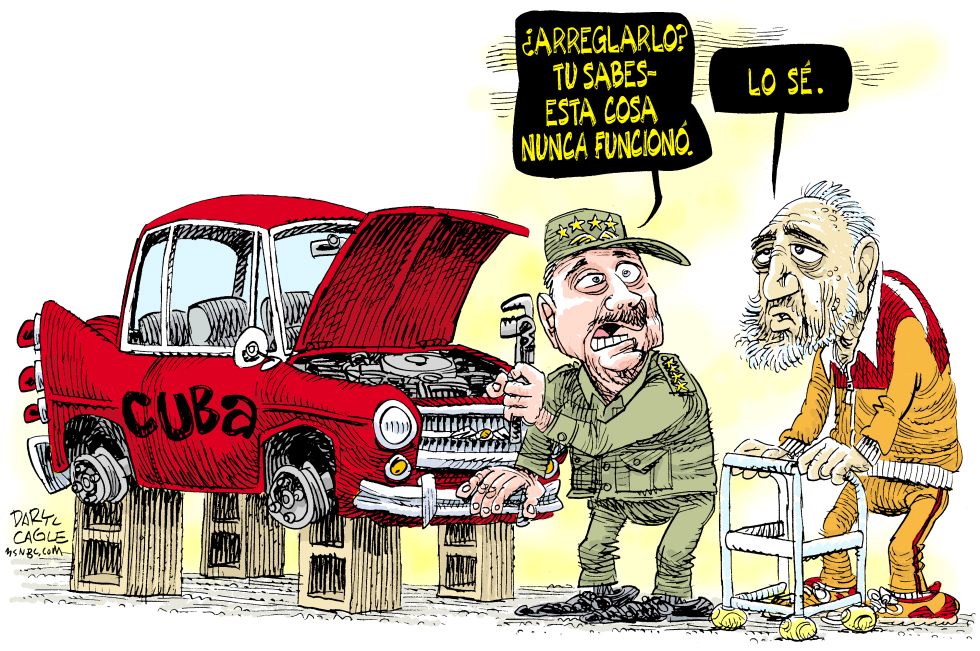  ARREGLANDO A CUBA  by Daryl Cagle