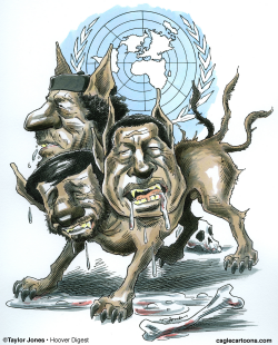 CERBERUS AT THE UN  by Taylor Jones