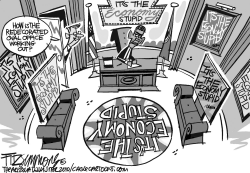 OVAL OFFICE REDO by David Fitzsimmons