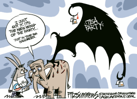 THE REPUBLICANS NEW WING by David Fitzsimmons