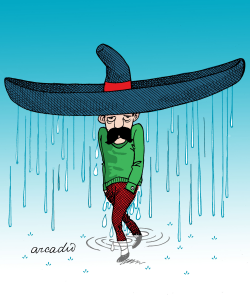 LLUEVE LOCAMENTE EN MéXICO COL by Arcadio Esquivel