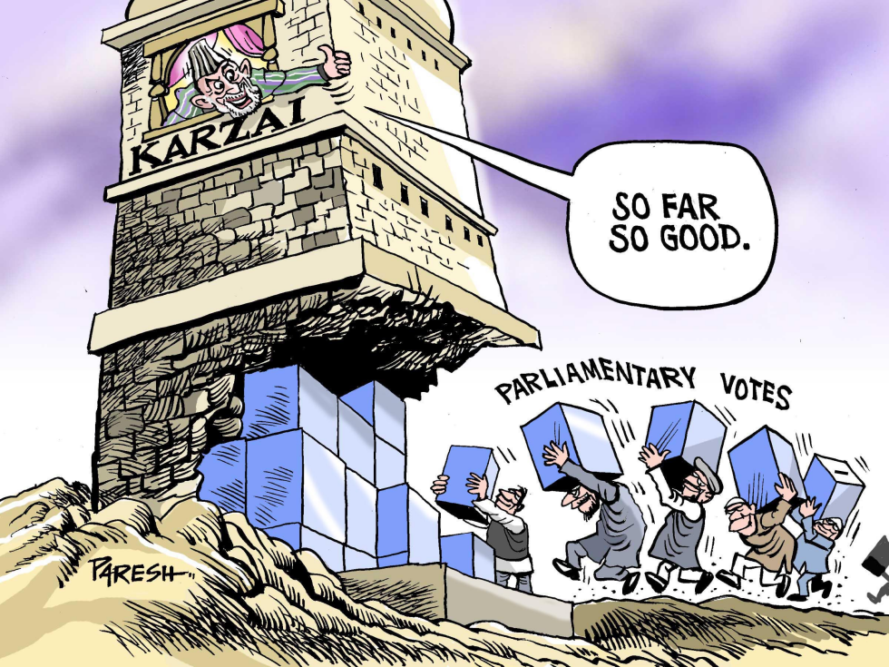  SUPPORT FOR KARZAI by Paresh Nath