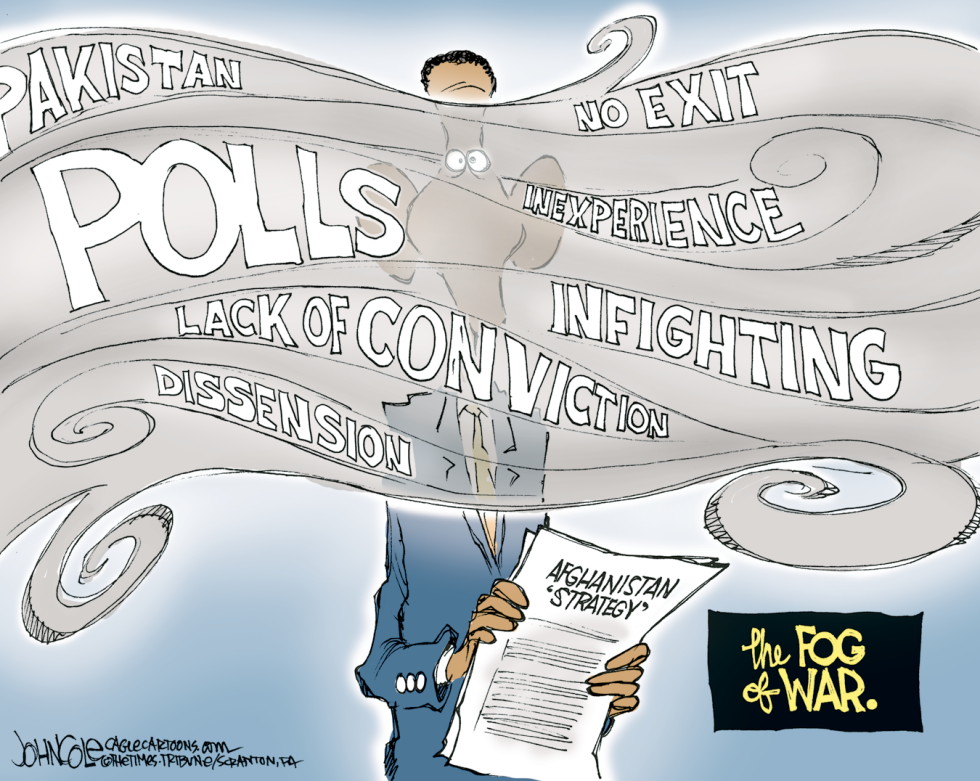  OBAMA FOG OF WAR by John Cole