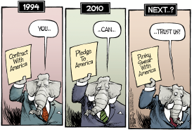 REPUBLICAN EVOLUTION by Nate Beeler