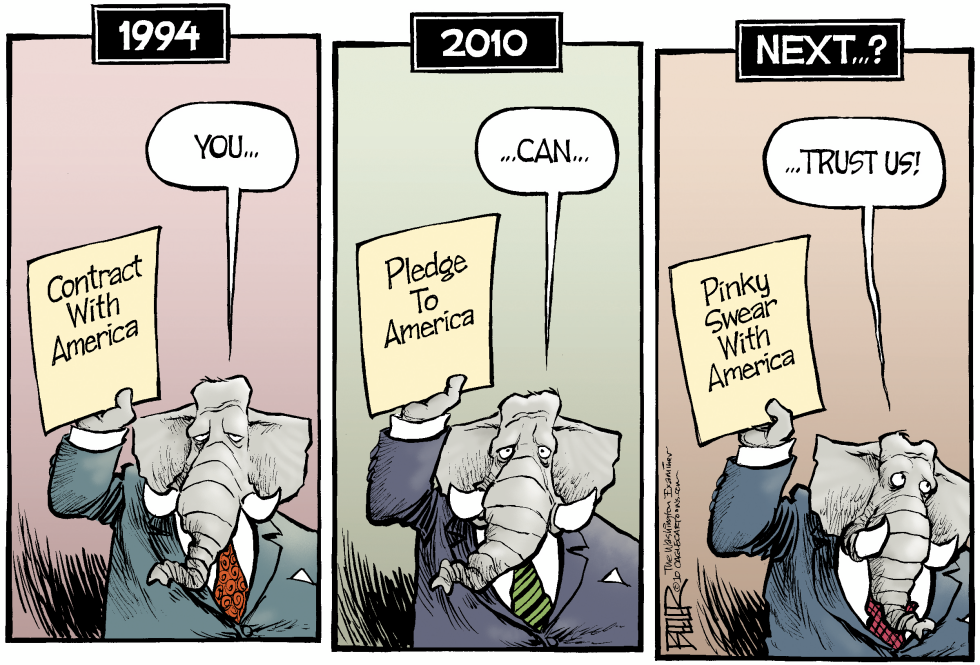  REPUBLICAN EVOLUTION by Nate Beeler