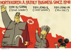 KRAZY KIMS KOREA by Pat Bagley