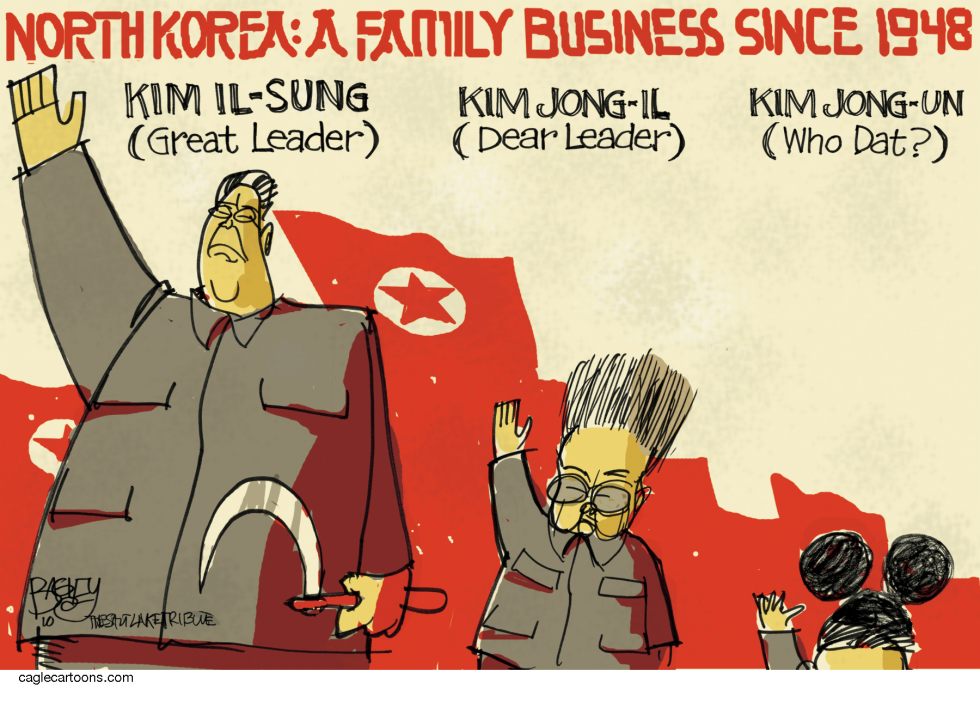  KRAZY KIMS KOREA by Pat Bagley