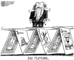 GOP PLATFORM by Adam Zyglis